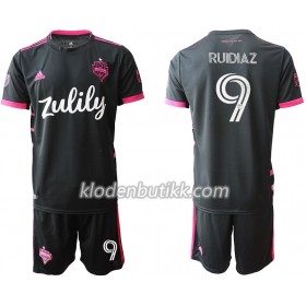 Seattle Sounders Ruidiaz 9 Barn Bortedraktsett 2020-2021 Kortermet (+ Korte bukser)